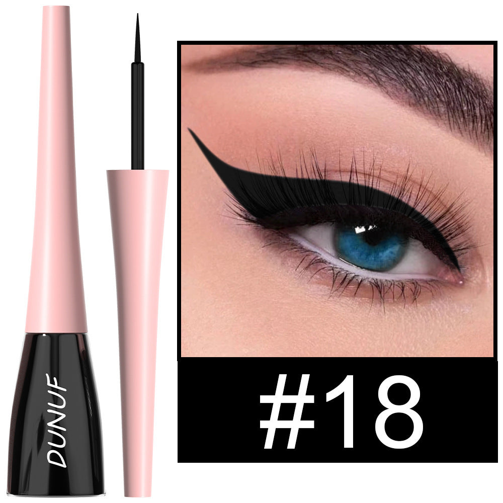 18 Color Long Lasting Waterproof Color Liquid Eyeliner