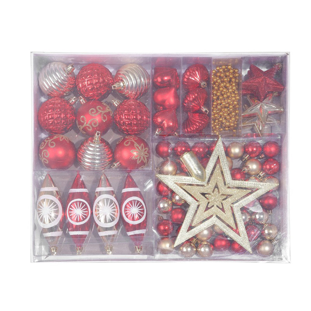 Ornament Christmas Tree Ball Decorations Xmas Ball Red Gold Silver Blue Hanging Home Party Decor