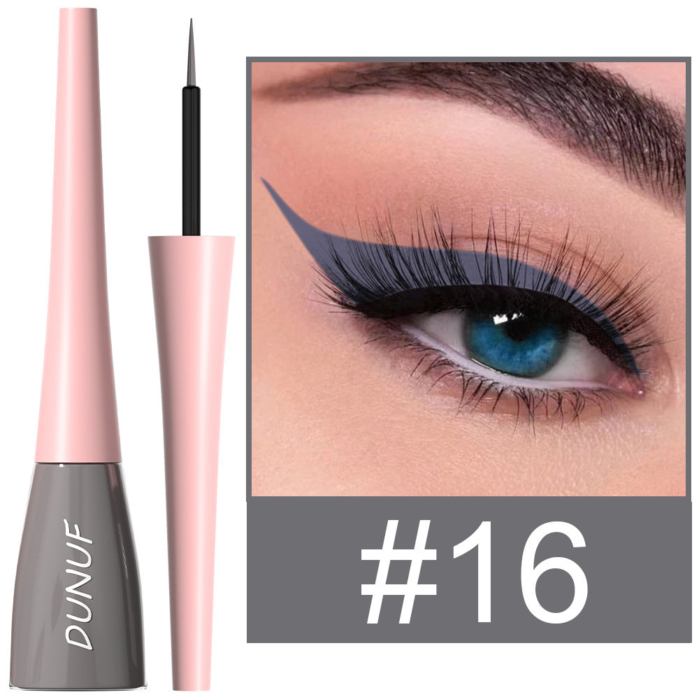 18 Color Long Lasting Waterproof Color Liquid Eyeliner