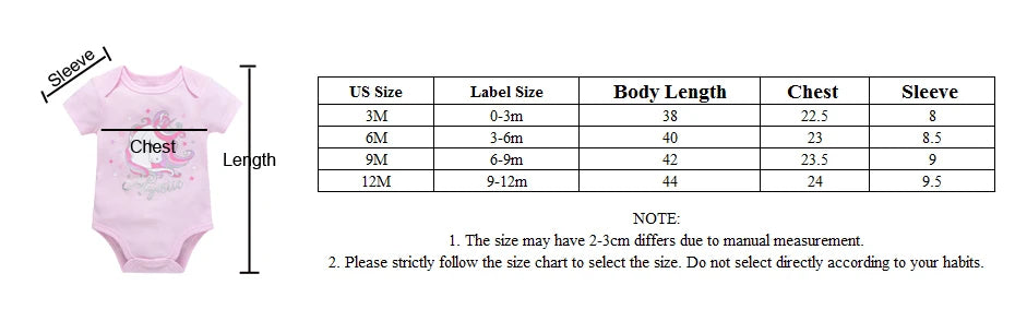 Baby Girls Clothes Cartoon Print 100% Cotton 2 Pcs/lot Newborn Girl Bodysuit 0-12 Months Costume