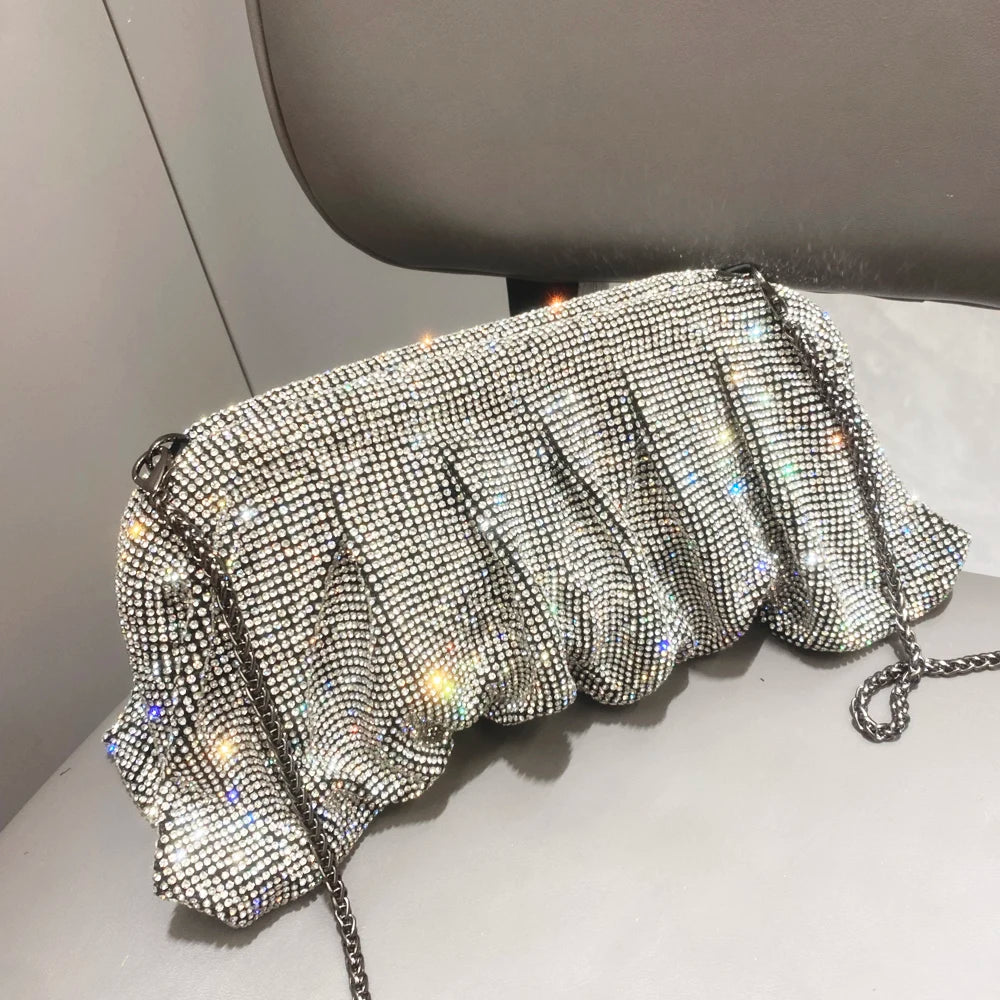 Clutch Bags New Folds Purses And Handbags Luxury Designer Wedding Party High Quality