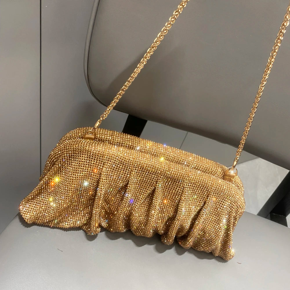Clutch Bags New Folds Purses And Handbags Luxury Designer Wedding Party High Quality