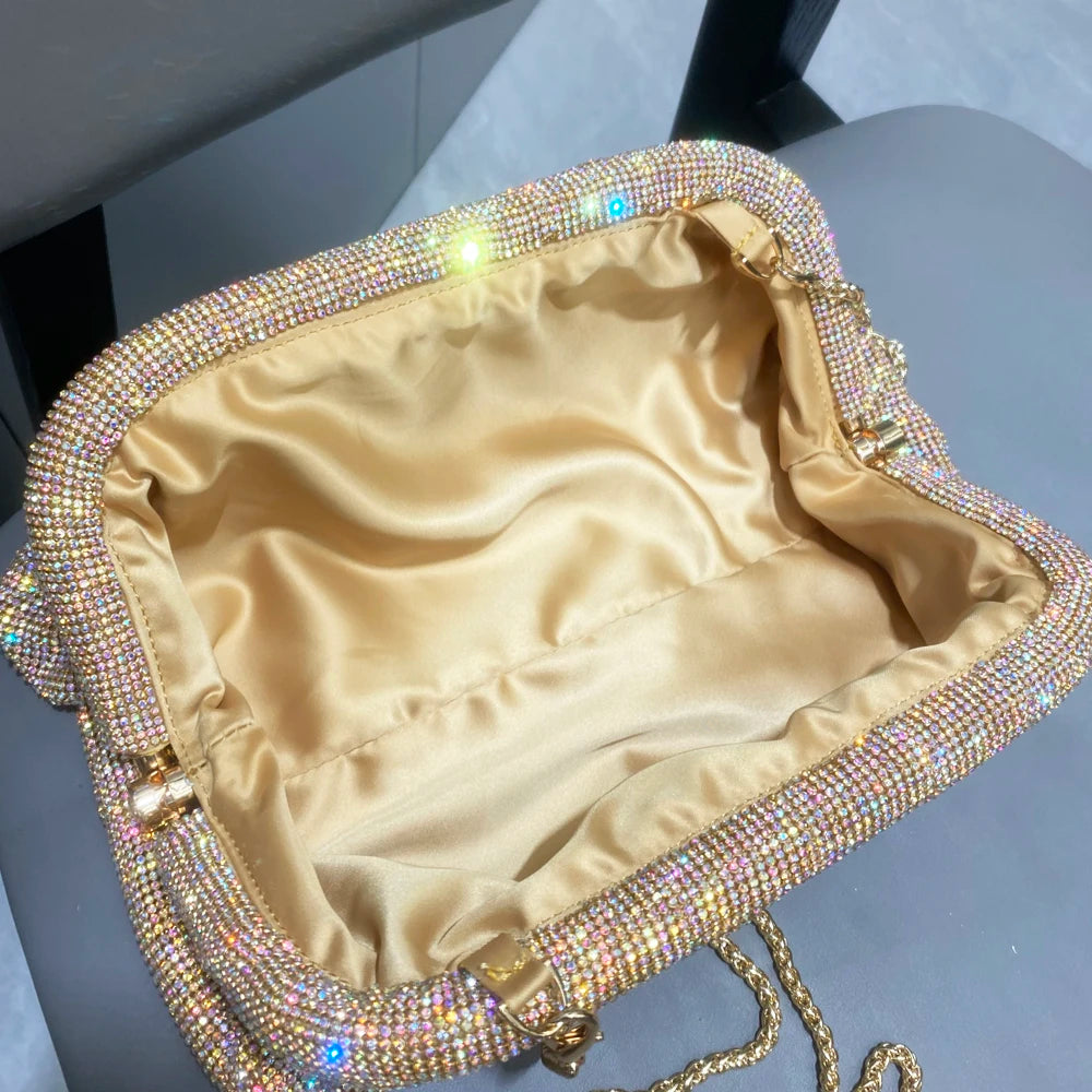 Clutch Bags New Folds Purses And Handbags Luxury Designer Wedding Party High Quality