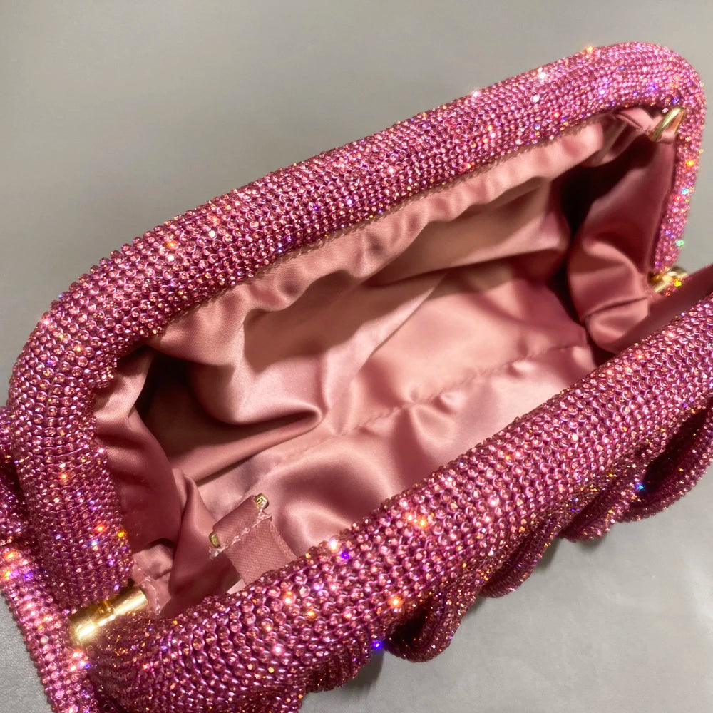 Clutch Bags New Folds Purses And Handbags Luxury Designer Wedding Party High Quality