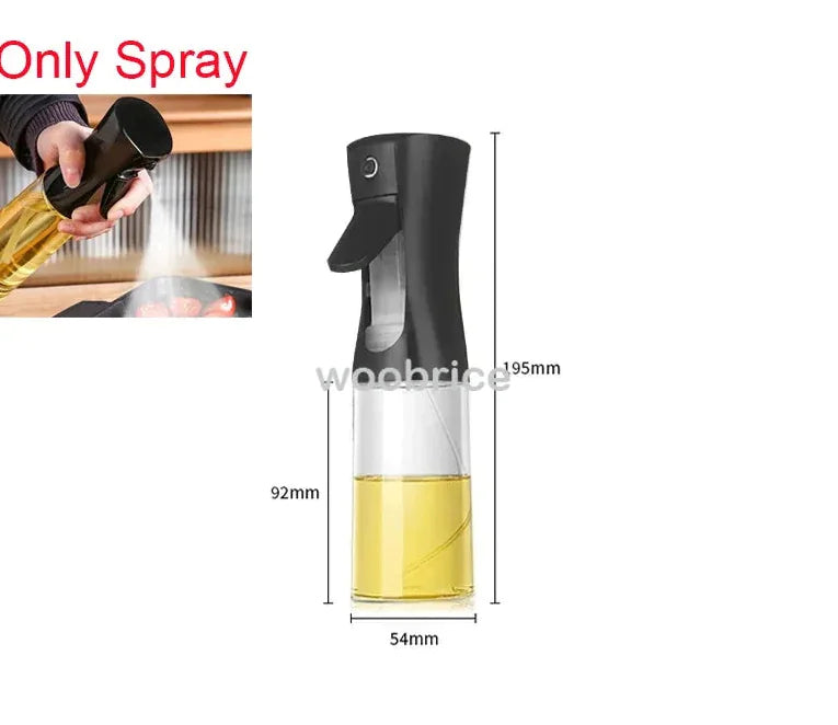 2-in-1 Glass Oil Sprayer Bottle – Pourable & Sprayable Oil Dispenser for Kitchen