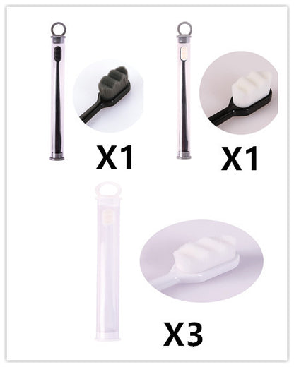 Ultra-fine Toothbrush Super Soft Bristle Deep Cleaning Brush Portable For Oral Care Tools Teeth Care Oral Cleaning Travel