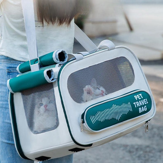 PET Travel Carrier Bag Pet Carrier For Dogs Cats Airline Approved Carrier Soft Sided, Collapsible Travel Puppy Carrier Pet Travel Carrier Bag Adequate