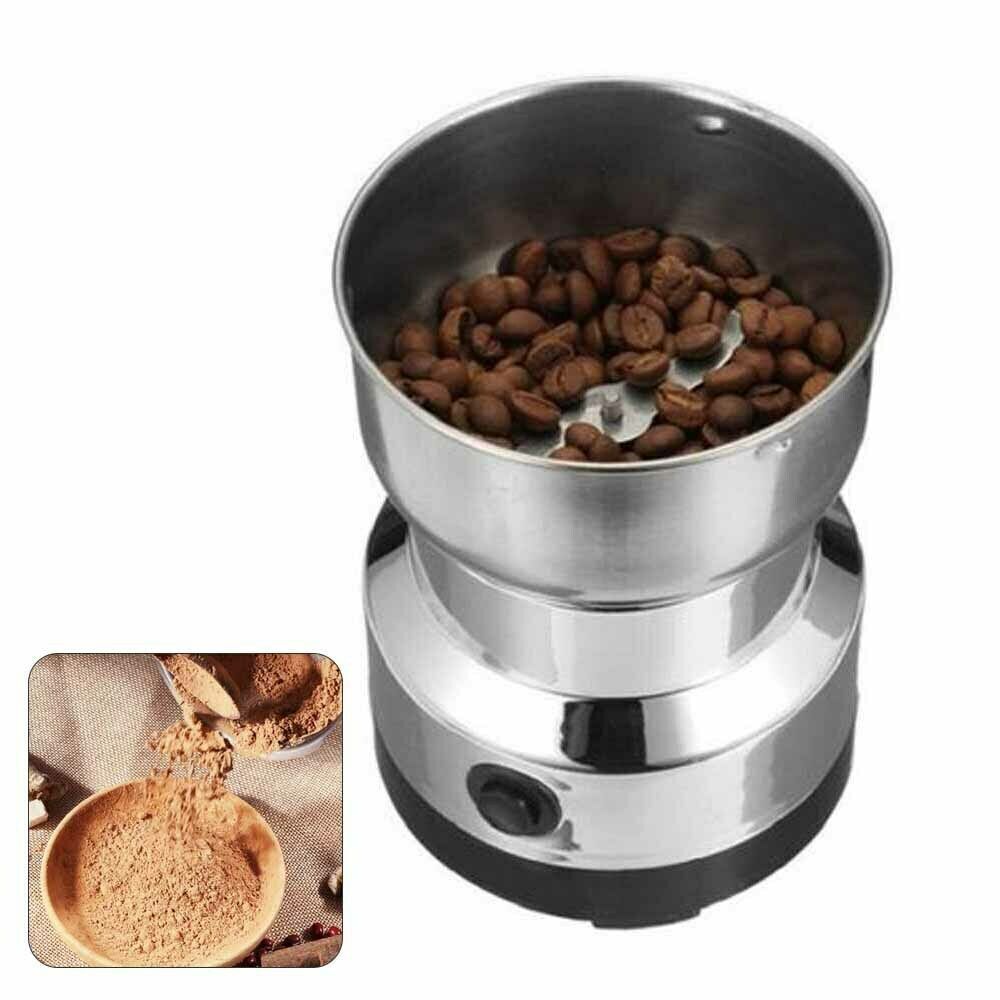 Electric Coffee Grinder Grinding Milling Nut Bean Spice Matte Blade Blender