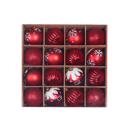 Ornament Christmas Tree Ball Decorations Xmas Ball Red Gold Silver  Blue Hanging Home Party Decor