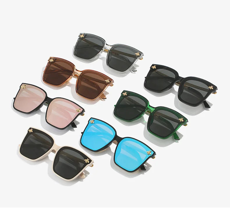 2024 Sunglasses Women New Frame Square Luxury Brand Designer Fashion Sun Glasses Men Outdoor Driving Eyewear UV400 Oculos De Sol