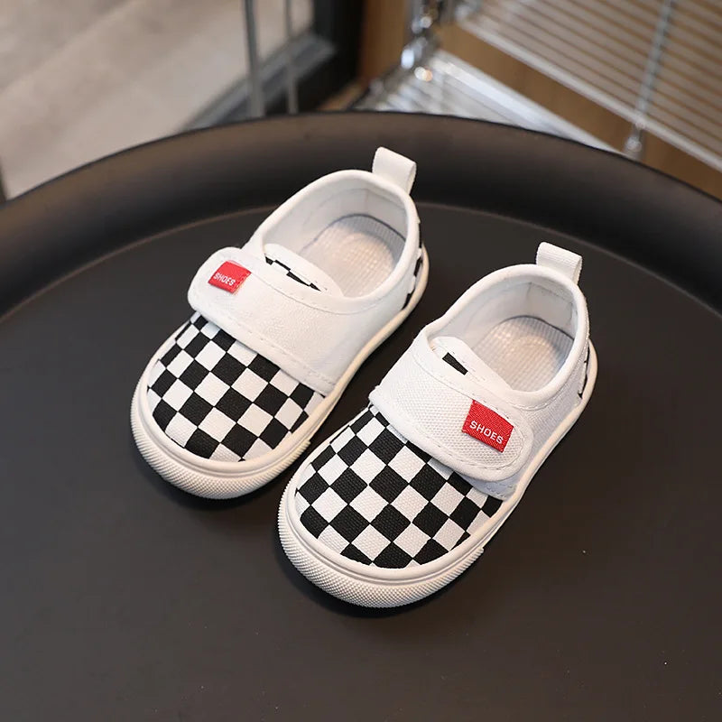 Children Canvas Shoe 2024Spring Summer New Children Sneakers Boy Girl Cloth Shoes Kid Shoes Baby Kindergarten Shoe Baby Sneakers