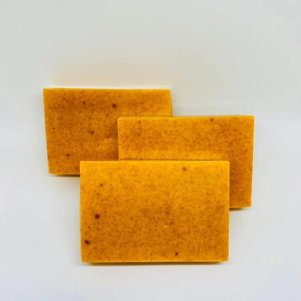 100g Turmeric Hand Made Soap, Lemon Kojic Acid Soap, Shower and Facial Soap