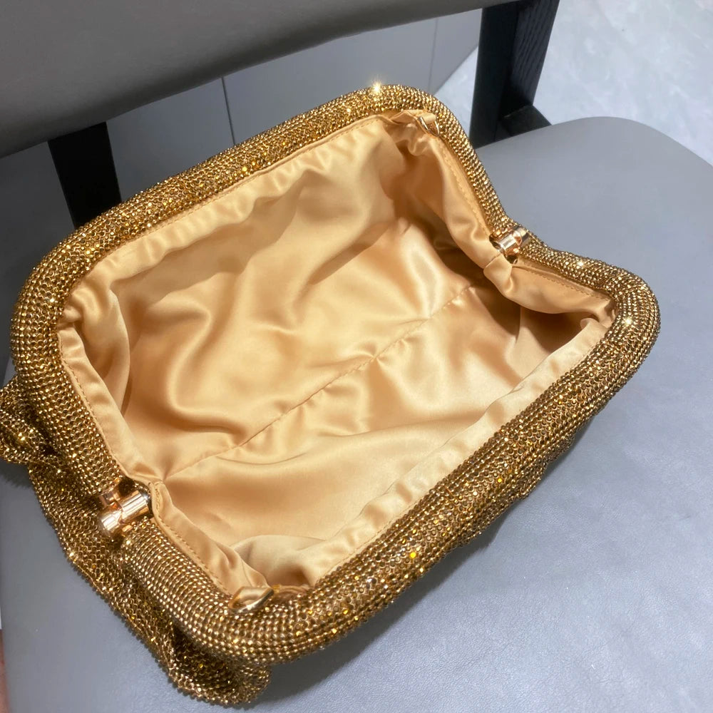 Clutch Bags New Folds Purses And Handbags Luxury Designer Wedding Party High Quality