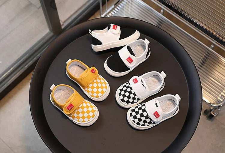 Children Canvas Shoe 2024Spring Summer New Children Sneakers Boy Girl Cloth Shoes Kid Shoes Baby Kindergarten Shoe Baby Sneakers