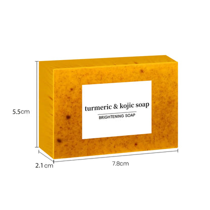 100g Turmeric Hand Made Soap, Lemon Kojic Acid Soap, Shower and Facial Soap