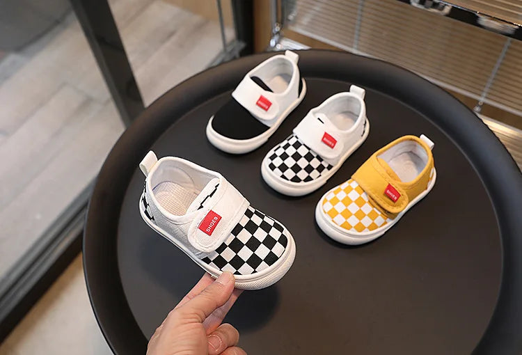 Children Canvas Shoe 2024Spring Summer New Children Sneakers Boy Girl Cloth Shoes Kid Shoes Baby Kindergarten Shoe Baby Sneakers