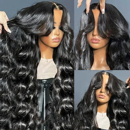 30 40 Inch 200 Density 13x6 Body Wave Lace Frontal Human Hair Wig Brazilian 13x4 HD Lace Frontal Human Hair Wigs For Women
