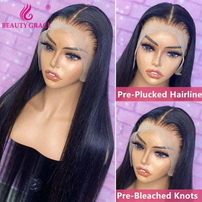 Wigs Human Hair Lace Frontal Wig Brazilian Straight Human Hair Wig 13X4 Lace Front Wig 4X4 Lace Closure Wig Human Hair Wig