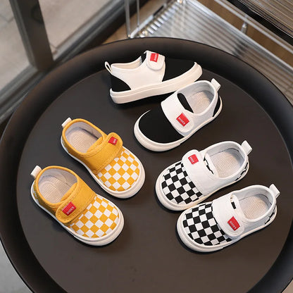 Children Canvas Shoe 2024Spring Summer New Children Sneakers Boy Girl Cloth Shoes Kid Shoes Baby Kindergarten Shoe Baby Sneakers