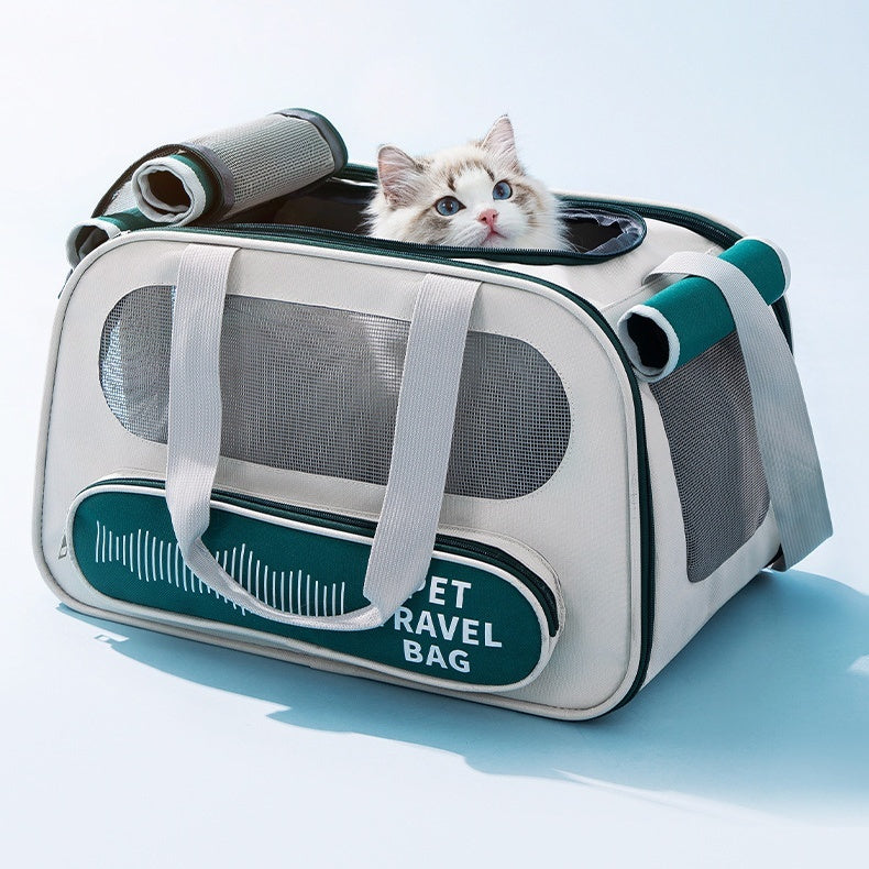 PET Travel Carrier Bag Pet Carrier For Dogs Cats Airline Approved Carrier Soft Sided, Collapsible Travel Puppy Carrier Pet Travel Carrier Bag Adequate