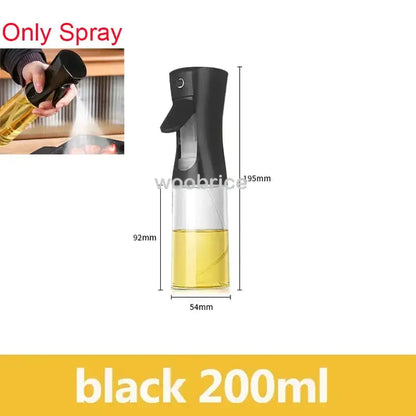 2-in-1 Glass Oil Sprayer Bottle – Pourable & Sprayable Oil Dispenser for Kitchen